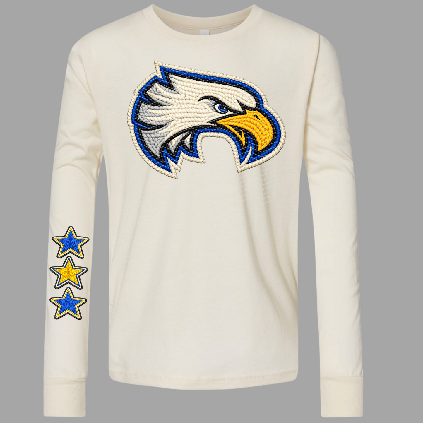 YOUTH / TODDLER Faux Yarn LC Eagles Long Sleeve