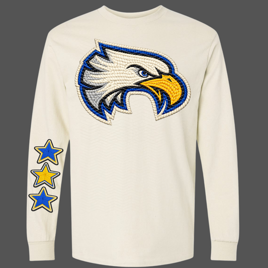 Faux Yarn LC Eagles Long Sleeve