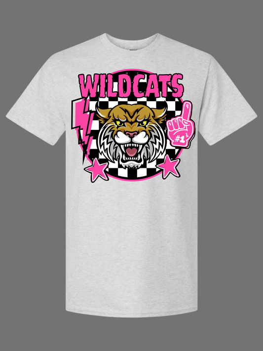 Pink Wildcats Checkered