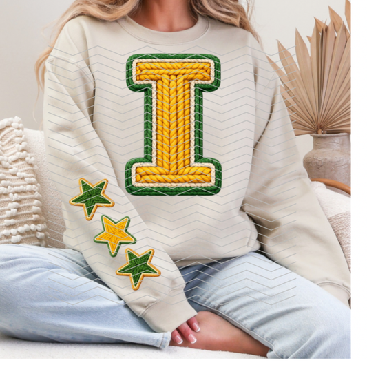 Faux Yarn Idalou Sweatshirt