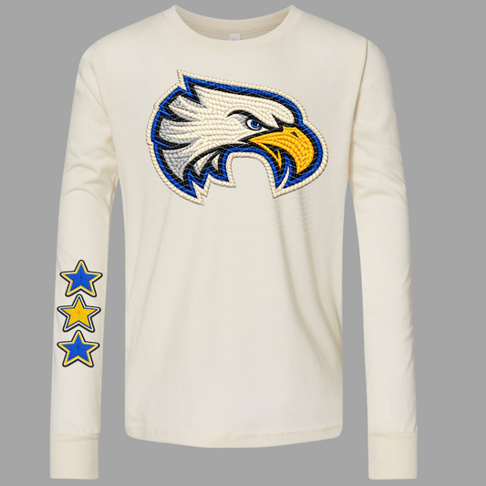 YOUTH / TODDLER Faux Yarn LC Eagles Long Sleeve