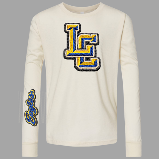 YOUTH / TODDLER Faux Yarn Lubbock Christian Long Sleeve