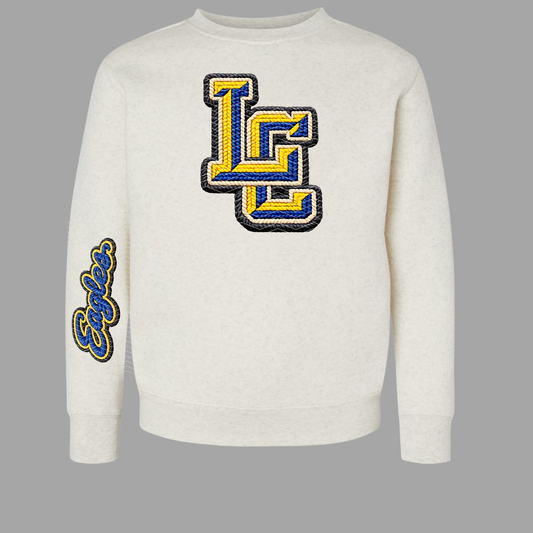 YOUTH / TODDLER Faux Yarn Lubbock Christian Sweatshirt