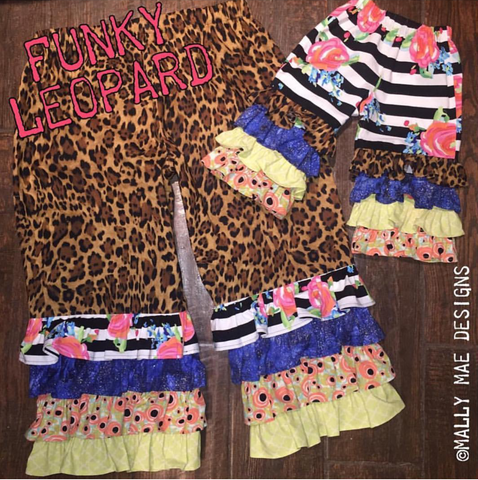 Ladies Funky Leopard Pants